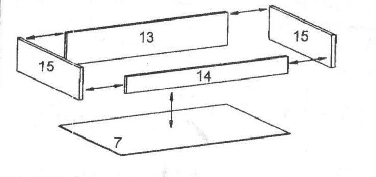 Схема сборки кроватки Приют Мини 007 М4 - шаг 7